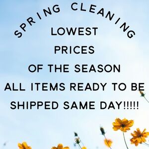 Majority of the closet is $10 or less !!!!!